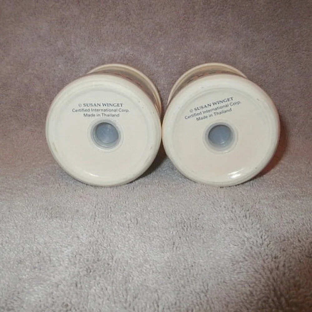 Vtg Sunflower Salt & Pepper Shakers 4